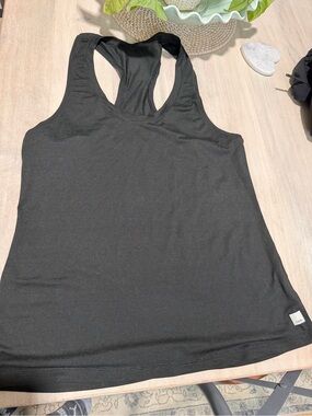 Vuori Black Racerback Tank Top